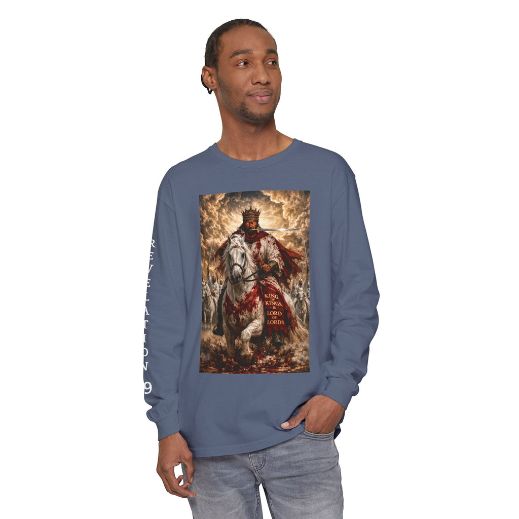 Jesus Is Lord Long Sleeve Tee — Regal Christian Warrior Graphic Shirt