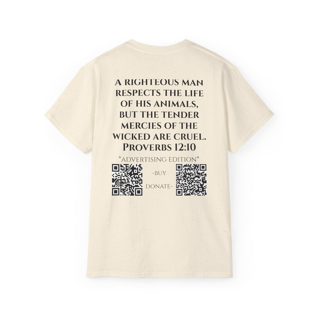 Jesus Follower Cat Lover ad edition T-Shirt — Proverbs 12:10 cat cafe Faith Tee