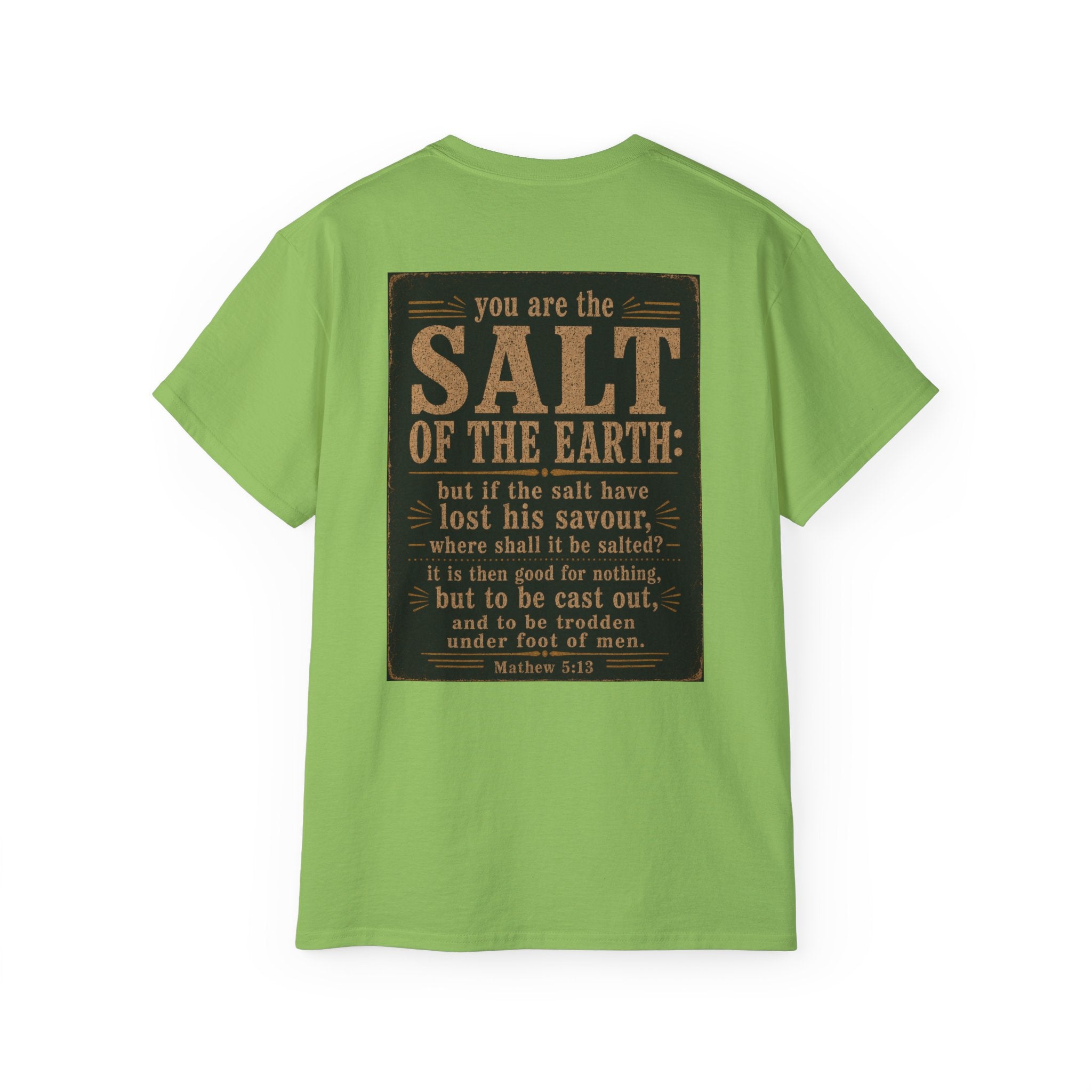 Be Salty T-Shirt — 'You Are the Salt of the Earth' Christian Vintage Tee