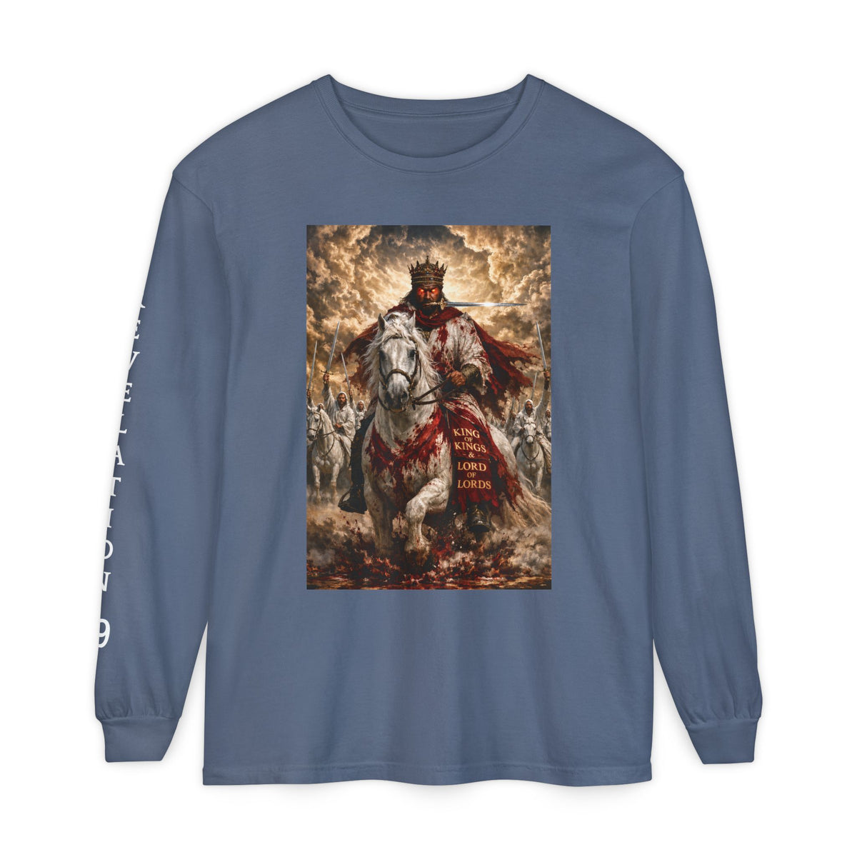 Jesus Is Lord Long Sleeve Tee — Regal Christian Warrior Graphic Shirt