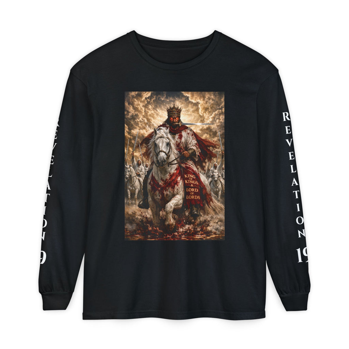 Jesus Is Lord Ad Edition Long Sleeve Tee — Regal Christian Warrior Graphic Shirt